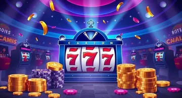 A man celebrating a winning moment on his laptop while gaming symbols float around him, capturing the excitement of 8E88 games.